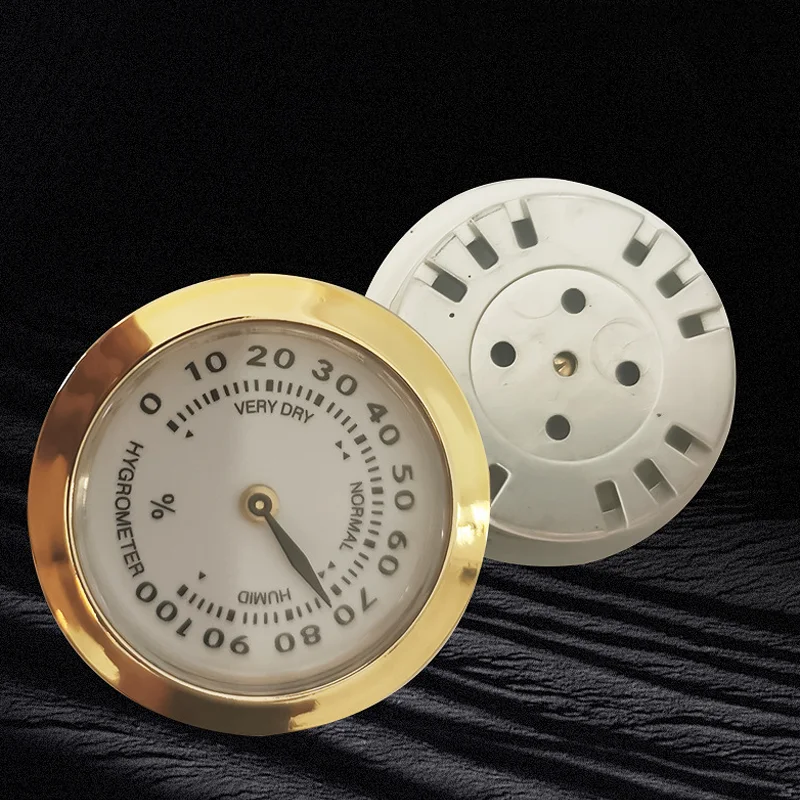 

1 шт. новый гигрометр, измеритель влажности для сигар, табака, измеритель влажности, инструмент и стеклянная линза для увлажников, датчик влажности для курения