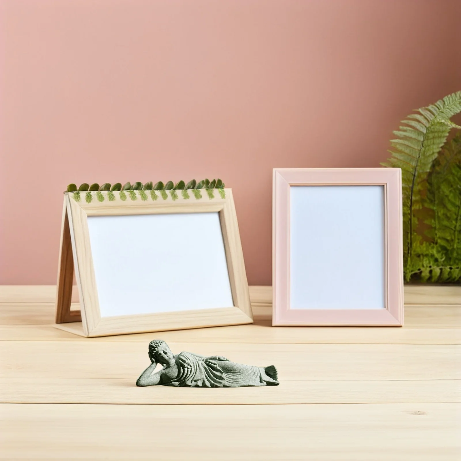 

Mini Buddha Statue for Fish Tank Aquarium Decor Sandstone Style Sleeping Gesture Buddha Home Garden Desktop Decoration Piece