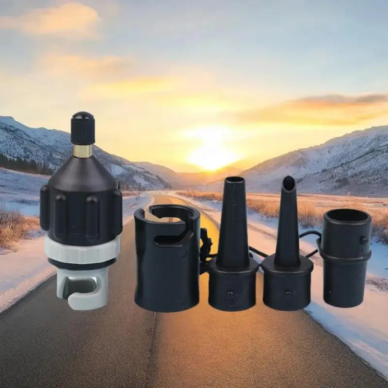 Air Valve Adaptor For SUP Board Inflatable Pump Adapter Paddle Boat Kayak Air Valve Pump Tire Air Connector Combo Kit