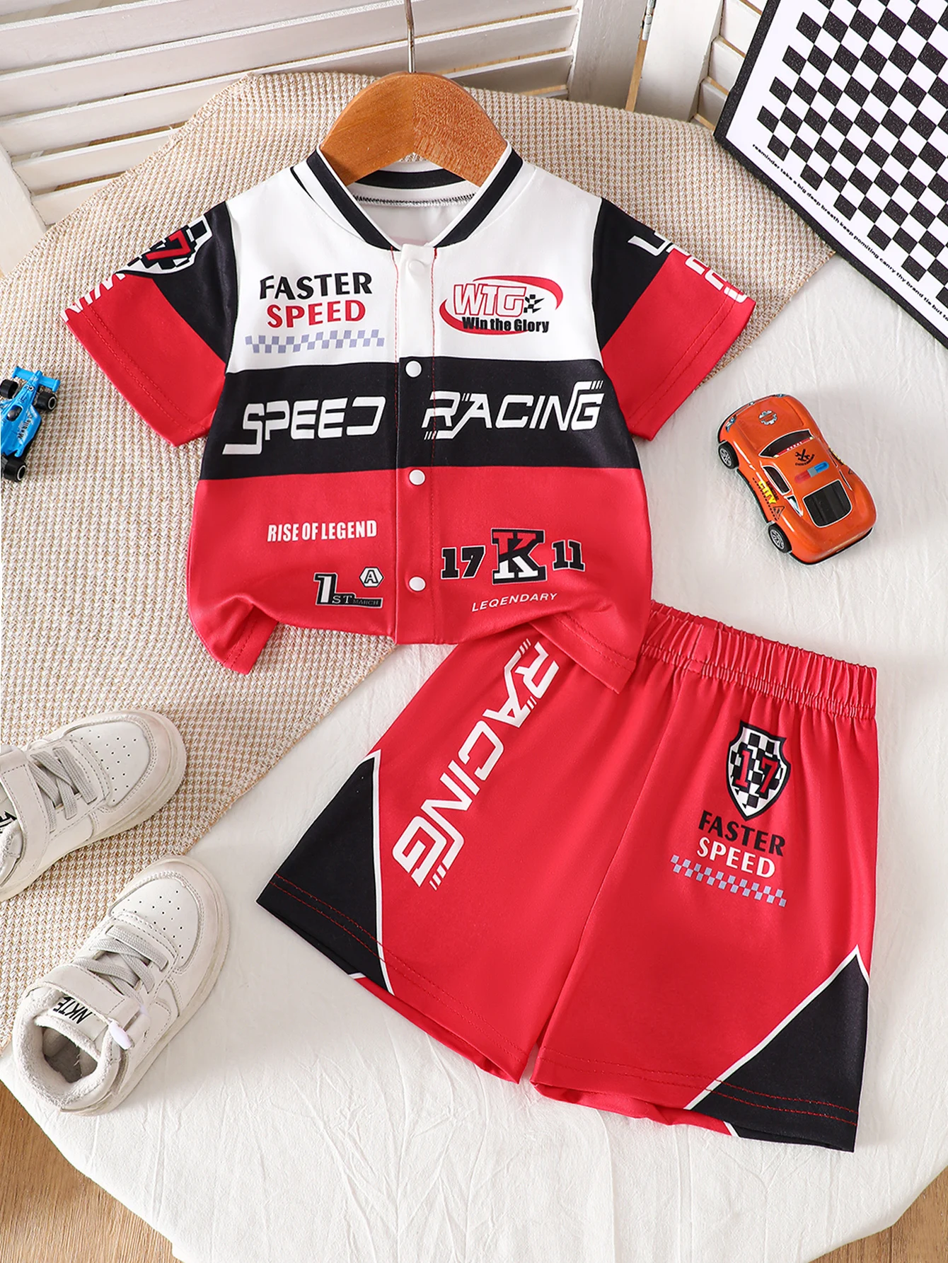 

IURNXB, комплект из 2 предметов: куртка с короткими рукавами и принтом для малышей + шорты, комплект одежды для маленьких мальчиков, летняя одежда для улицы, От 1 до 3 лет