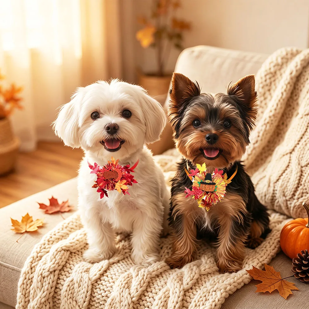 Autumn Pet Bowtie Set 2