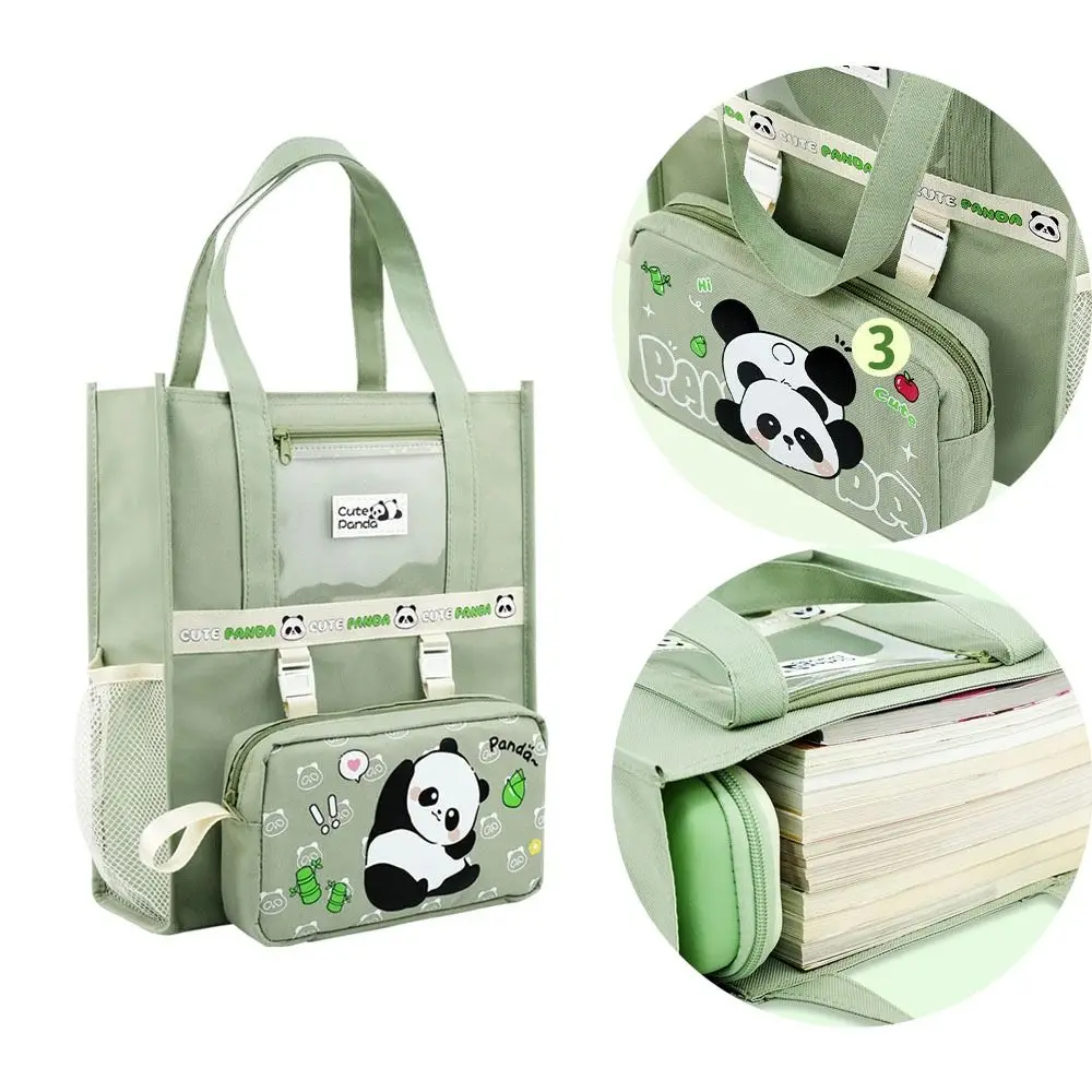 

Multi-layer Thickened Cartoon Panda Tutoring Bag Student Hand Tutoring Bag Large Capacity Tutoring Bags Stationery Storage Bags