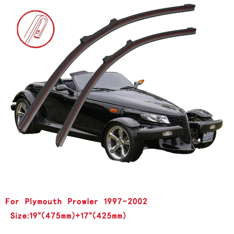 

For Chrysler Plymouth Prowler 1997-2002 Car Windshield Wiper Blade Front Windscreen Brushes Washer Accessories Window Cleaning