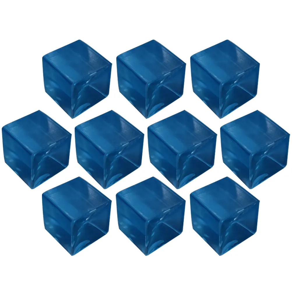 10 Pezzi Antistress a Forma di Cubetto di Ghiaccio, Giocattolo Sensoriale Elastico in TPR Morbido per Bambini e Adulti, Palla Antistress Portatile per Feste