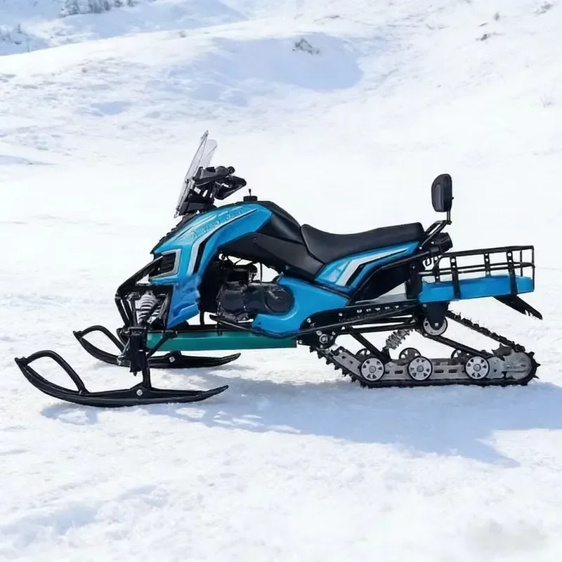 Snowmobile Track Ski Resort Off-Road Vehicle Snow Sled Motorcycle for Adventure Off-Road Motorcycle
