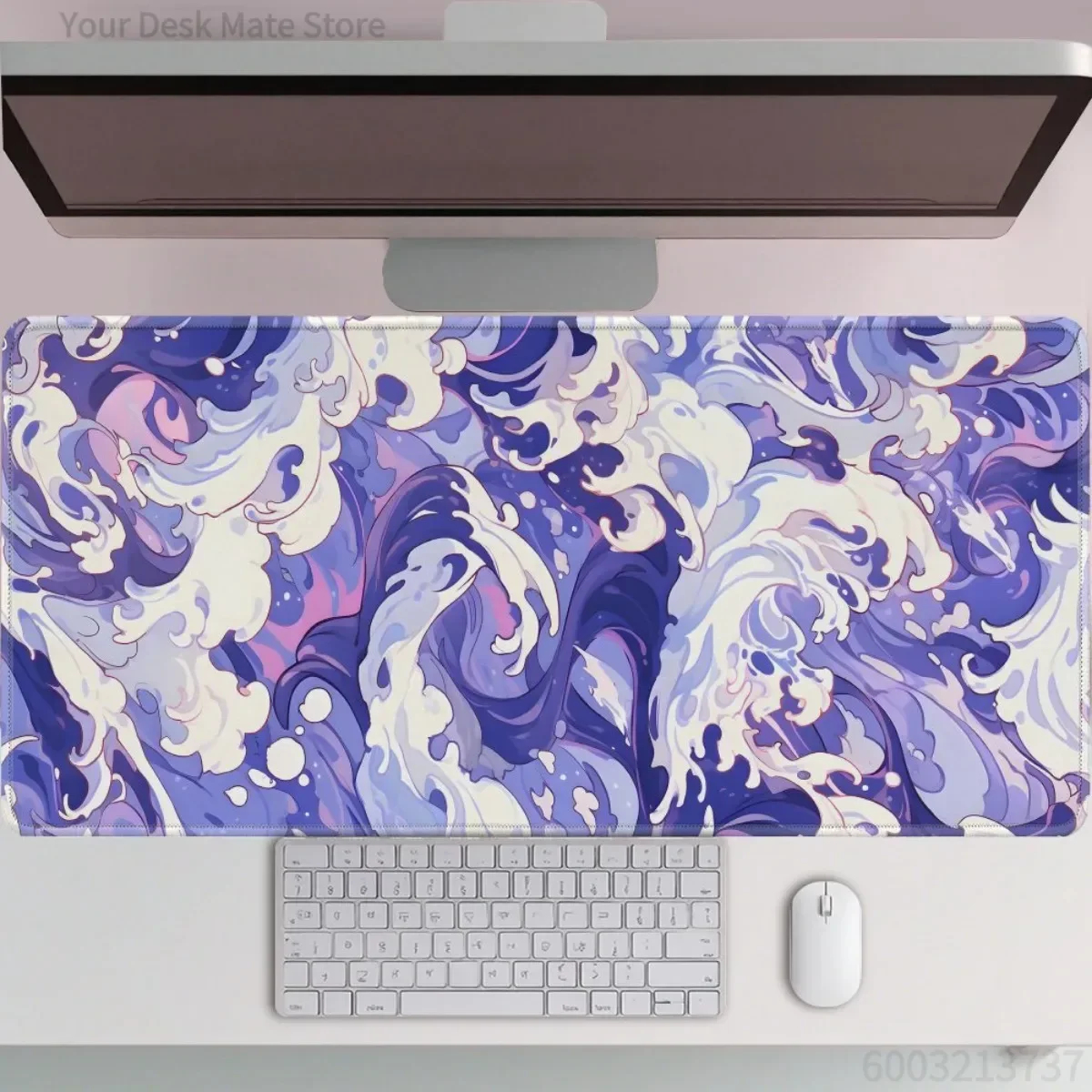 

Non-Slip Multifunctional Rubber Mat Anime Pattern 2D Flat for Office Gaming Computer Laptop Accessory