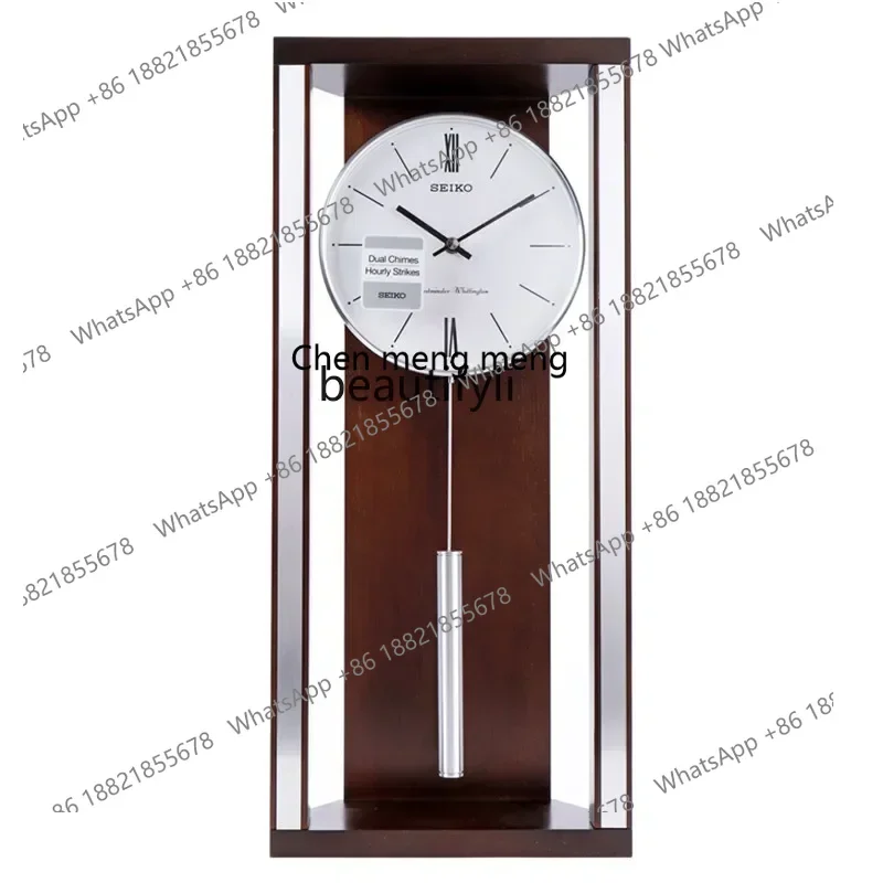 European Retro Clock Hanging Creative Fashion Wall Clock Whole POINT Music Living Room Solid Wood living room decoration