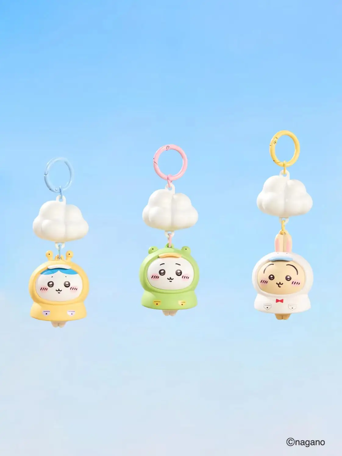 

Chiikawa Glow in The Dark Keychain -Cute Raincoat Anime Key Chain for Bags, Kawaii Gift for Fans, Japanese-Style Collectible
