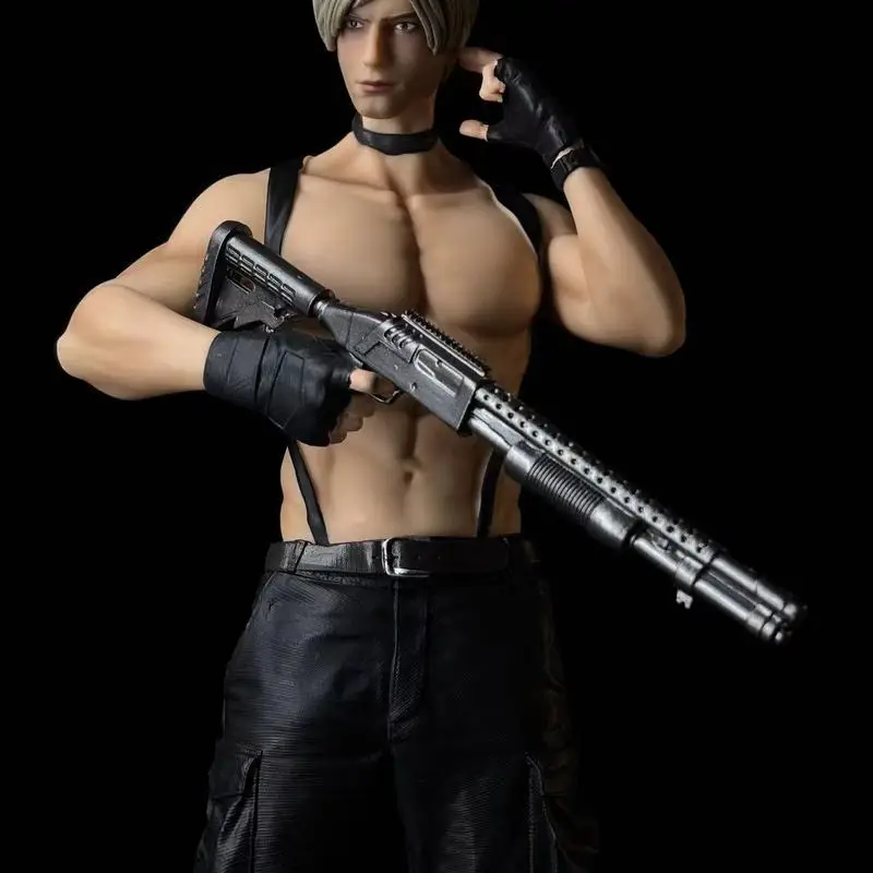 

32cm Resident Evil Leon Third Generation Gk Statue Anime Game Peripheral Collectible Figure Desktop Ornament Gift For Fans Gift