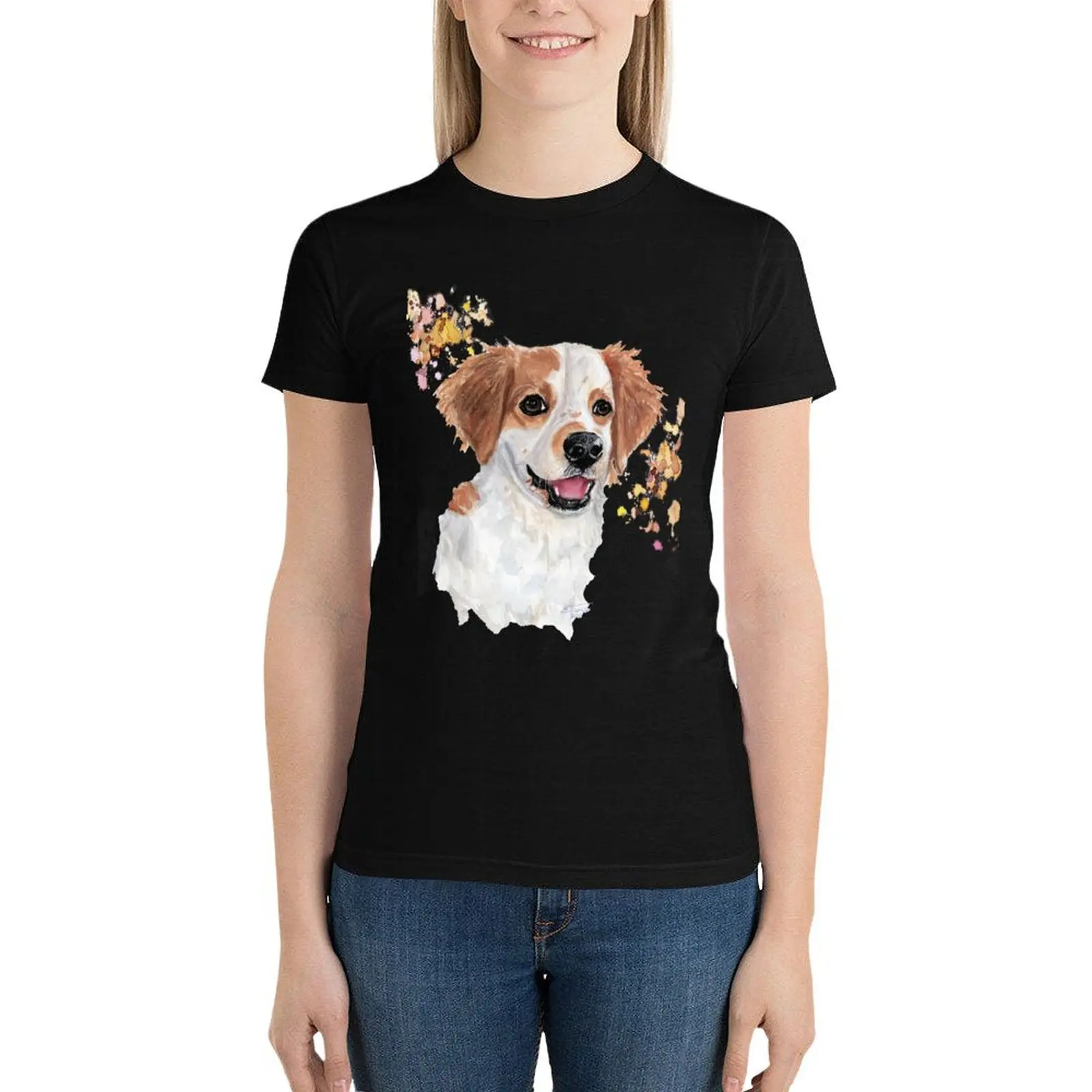 

Watercolour Cavachon T-Shirt tops cute tops vintage clothes clothes for Women