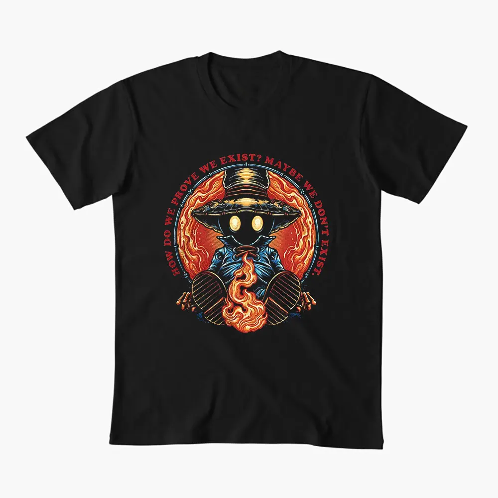 

Vivi Ornitier Final Fantasy Videogame Gift T shirt for RPG gamer 100% cotton Short Sleeve Graphic Clothes All size tops S-6XL
