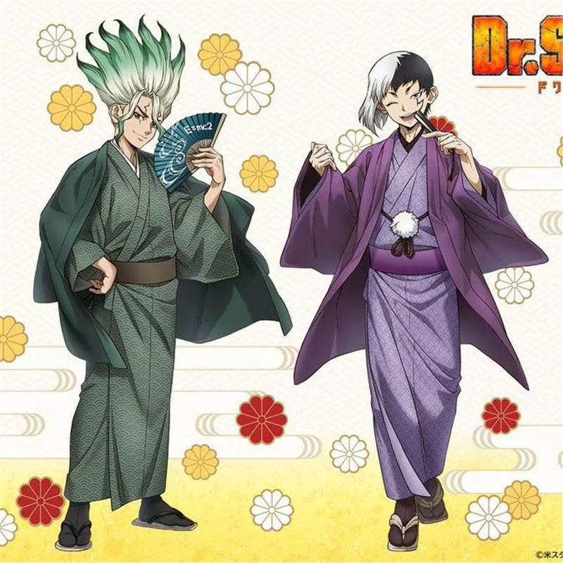 Dr.Stone ملحقات الرسوم المتحركة اليابانية كيمونو نسخة حامل أكريليك حلي مكتبية قابلة للجمع هدايا عيد ميلاد إبداعية لعبة الصبي #1