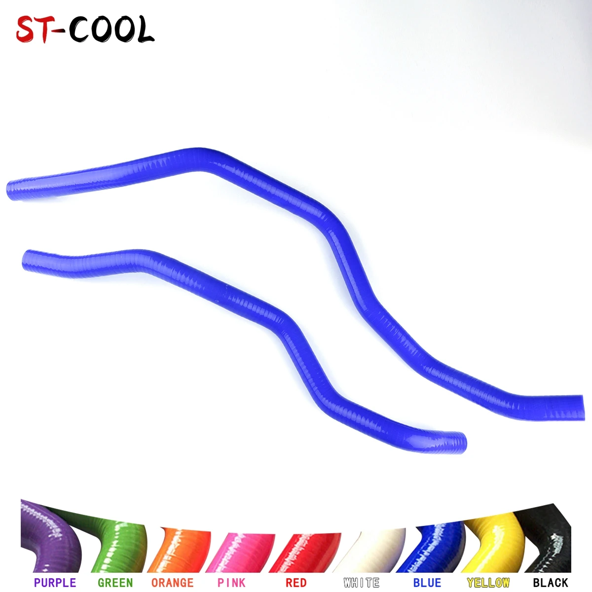 

For Yamaha Grizzly 700 550 YFM550 YFM700 4x4 FI EPS 2009 2010 2011 Radiator Hoses Kit Silicone Tubes Pipes 2Pcs 10 Colors