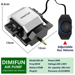Bomba de asistencia de aire láser, Kit de boquilla de compresor de aire, NEJE 3/MAX, velocidad máxima de 2024, bajo ruido/vibración, salida estable, 45W, 4/3 l/Min