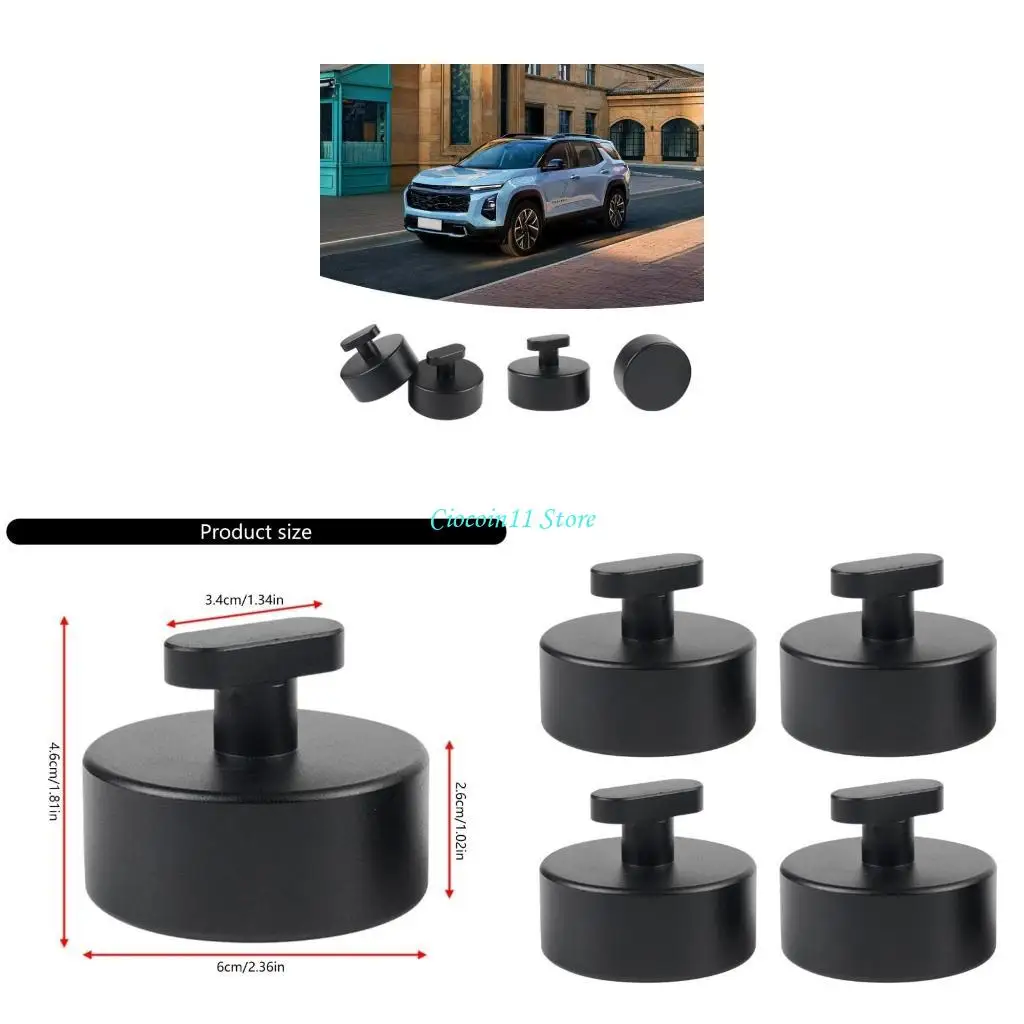 

Y1UB 4 Pieces Vehicle Aluminum Alloy Jacking Point Pads for Outdoor Emergency Repair