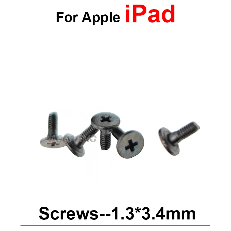 100Pcs Screw For Apple iPad 2 3 4 Series 1.3mm*3.4mm Screws Replacement Parts
