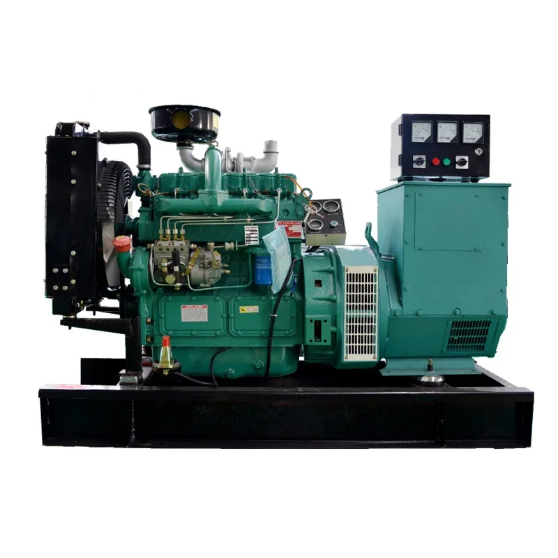 Industrial 50kva Silent Diesel Generators Water-Cooled 480V 220V Alternator Engine Factory Direct Sell Three-Phase Single-Phase