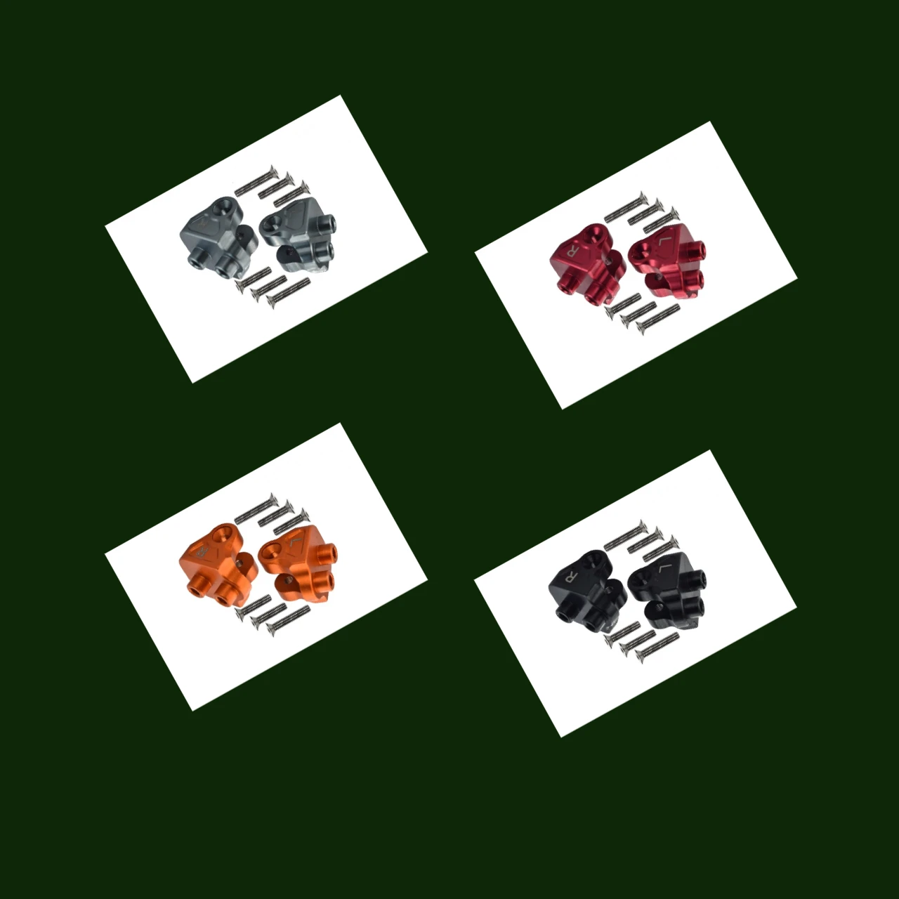 GPM Alloy Rear Upper Axle Mount Set For Suspension Links LOSI 1/10 Baja Rey, Rock Rey,Hammer Rey LOS234002