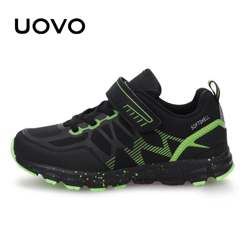 UOVO  Children\'s Fashion Sports Shoes Spring and Autumn Boys\' Running Leisure Breathable Outdoor Kids Sneak Lightweight Sneakers