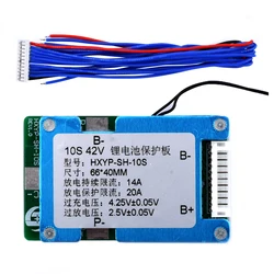 BMS 10S 42V 15A Lithium 18650 Battery Charge Board Equalizer with Balance NTC Temperature Protection