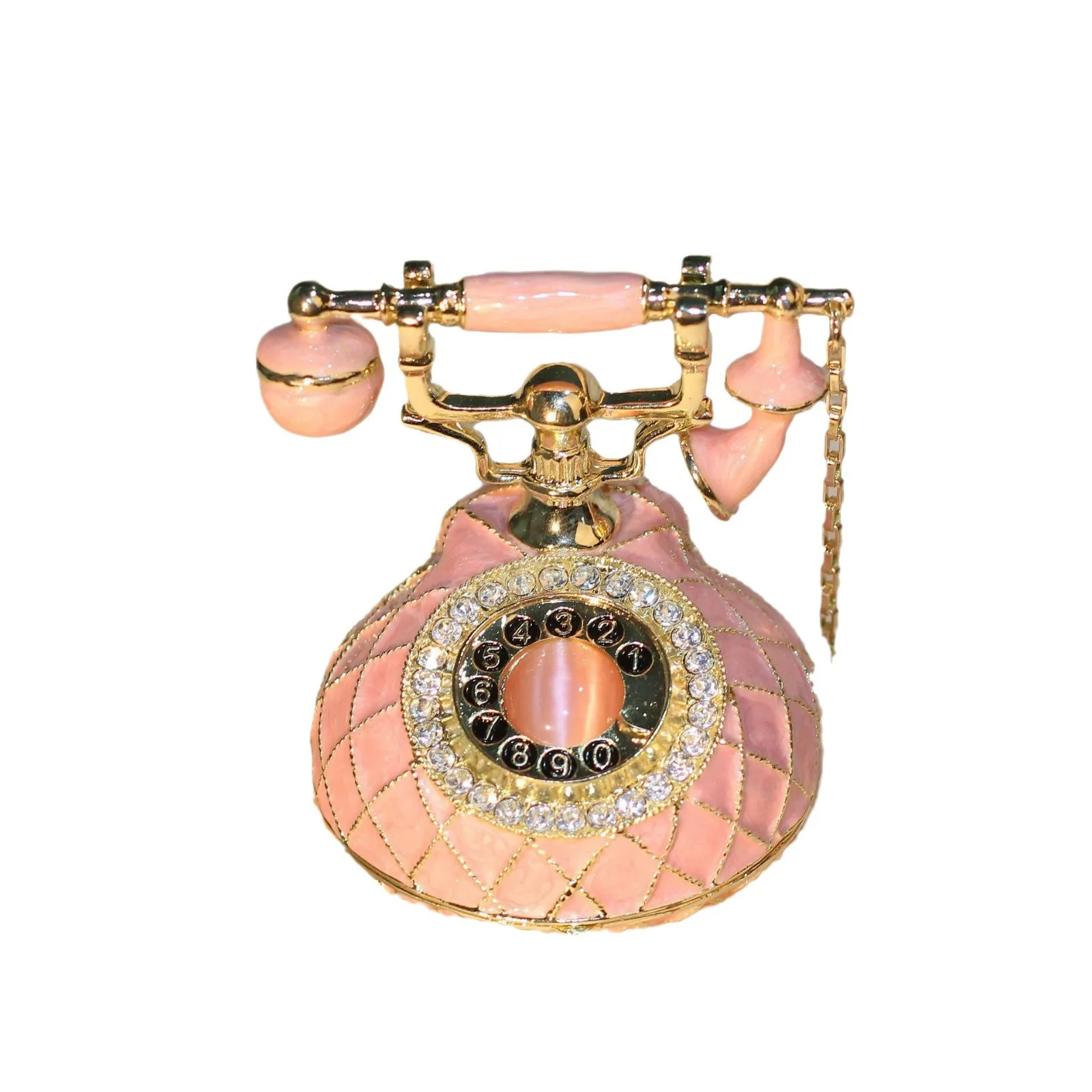 

DSA enamel jewelry box, Qibaoyaki handicrafts, retro phone creative ornaments, home accessories