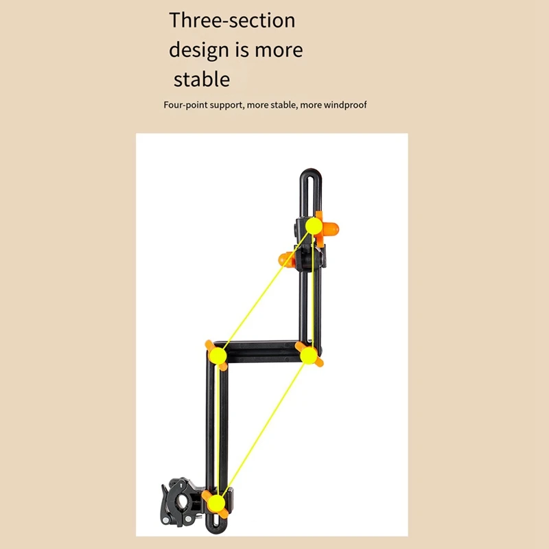 Adjustable Stable Umbrella Holder For Electrical Scooter Electric Bicycle Portable Stand Riding Accessories