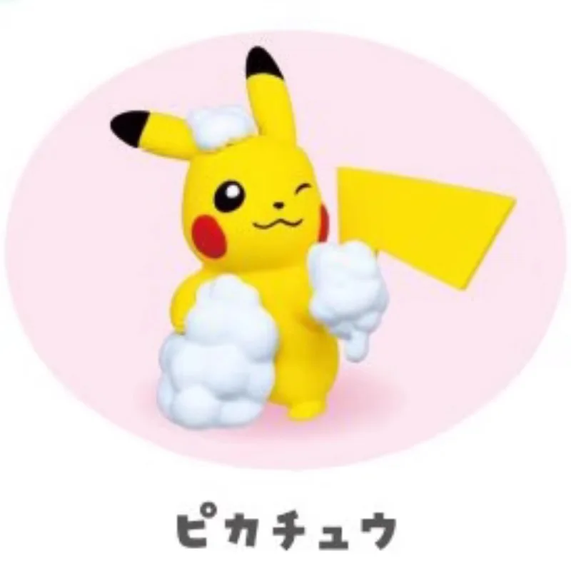 Anime Pokemon Gashapon Toys Bath Styling Series 2 Pikachu Tatsugiri Goomy Quagsire Cute Figure Model Dolls Creative Gifts