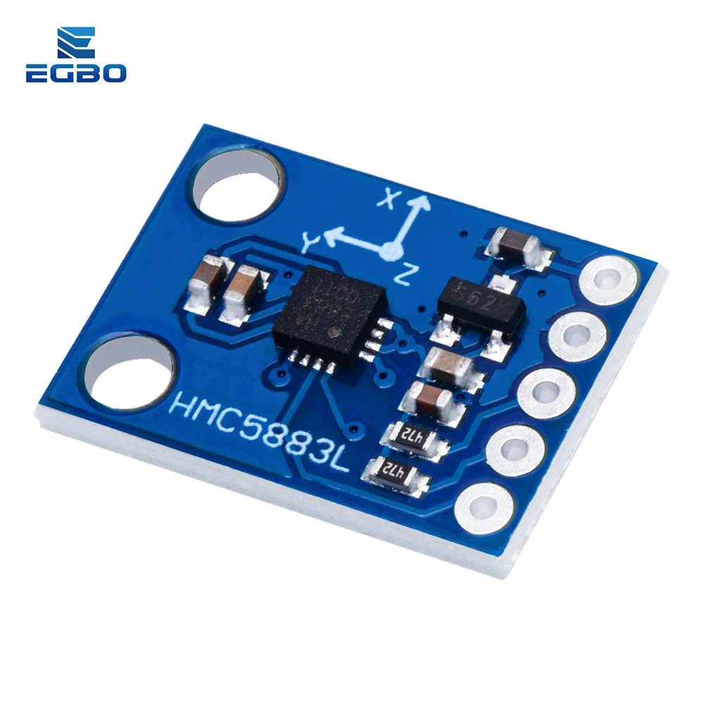 1 Buah EGBO GY-273 HMC5883L Modul Sensor Magnetometer Kompas Tiga Sumbu 3V-5V