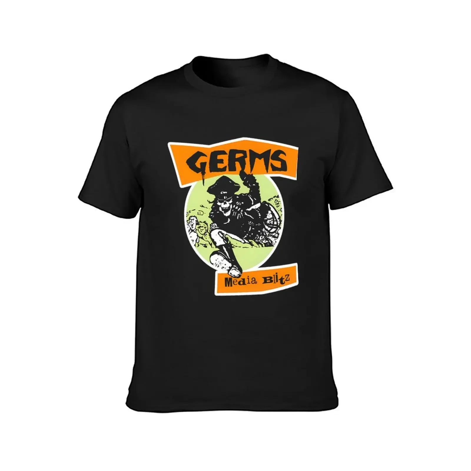 GERMS BAND T-shirt Blouse funnys boys animal print mens big and tall t shirts High Quality 100%Cotton Short Sleeve