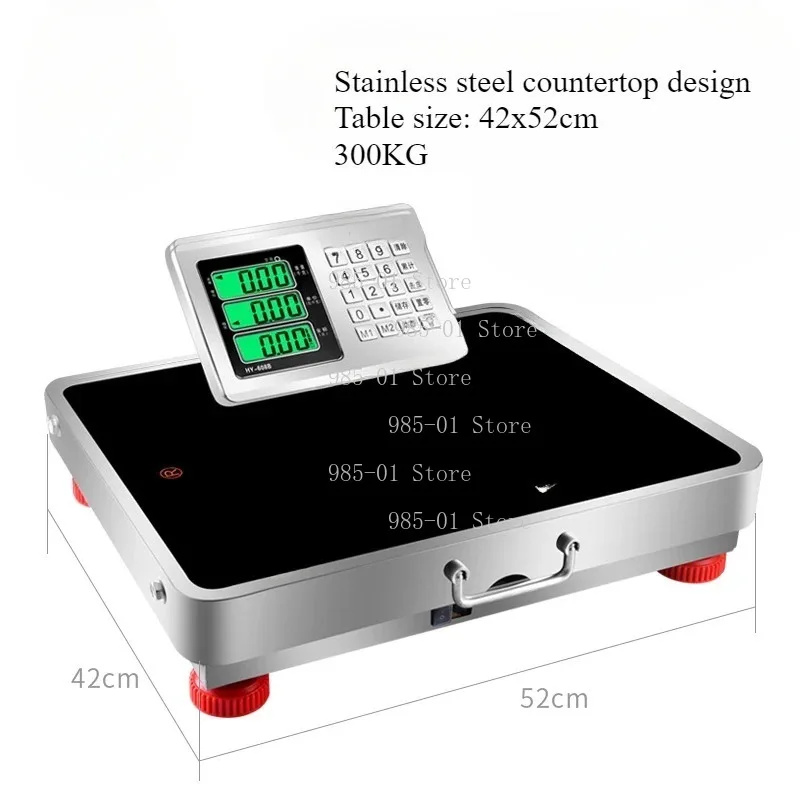 Separable handheld platform electronic scale, available in 150kg, 300kg and 600kg, commercial wireless weighing scale