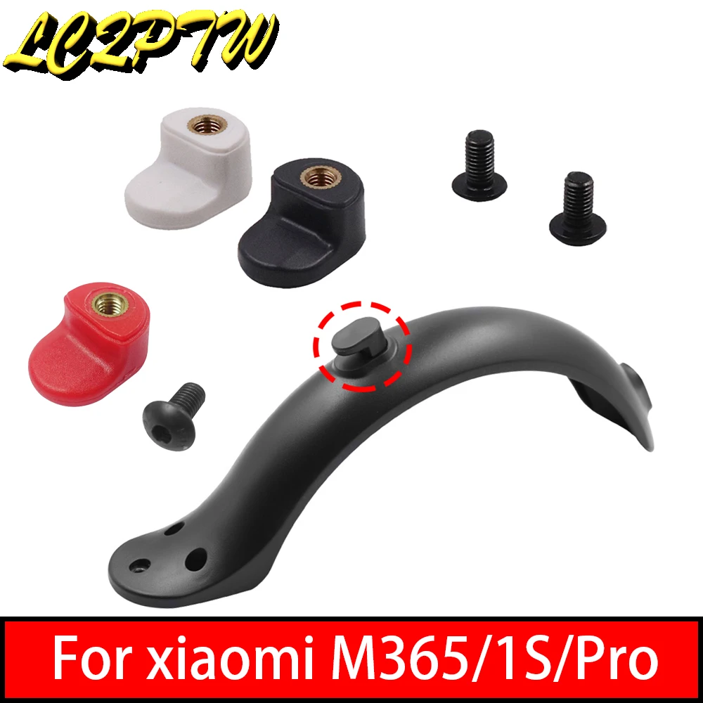 Electric Scooter Rear Fender Hook For Xiaomi M365 Pro 1s Skateboard Folding Force Hook Accessories Mudapron Screw Parts