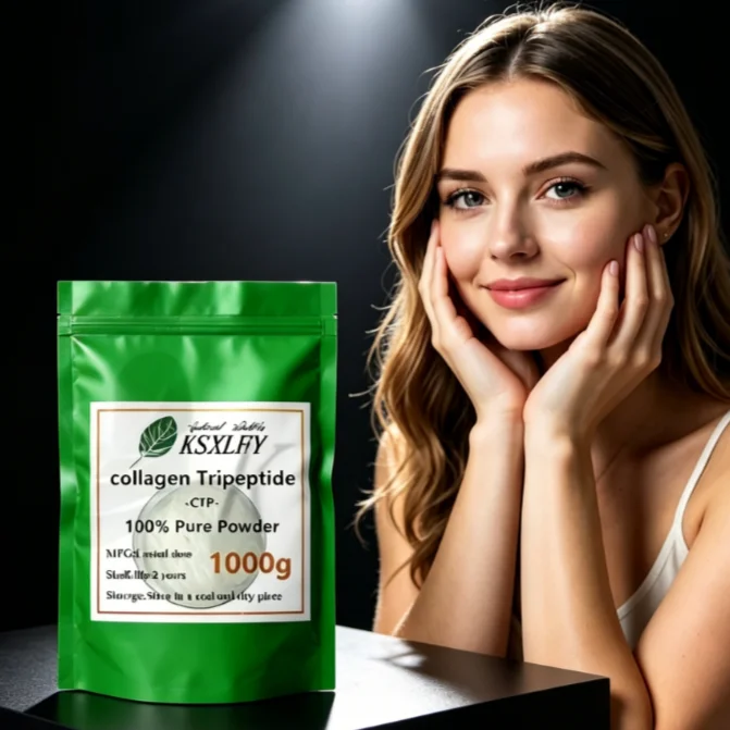 

Global Customized Raw Material for 100%Collagen Tripeptide Powder Refillable bags Packaging