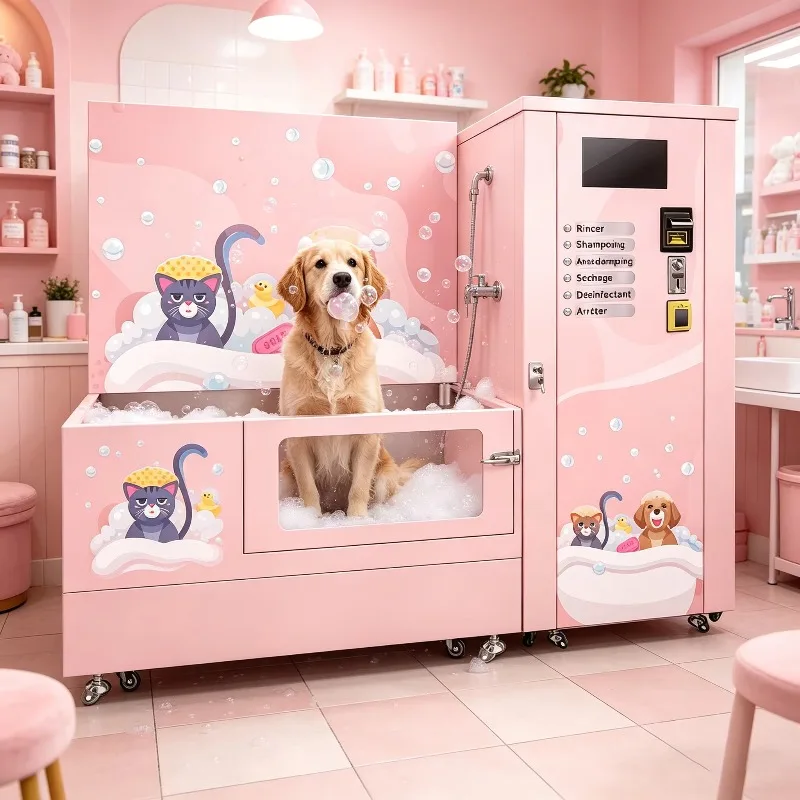 Commercial Self Service Pet Washing Machine Custom Export Specification High Quality Cheap Price Fit Europe Market Demand