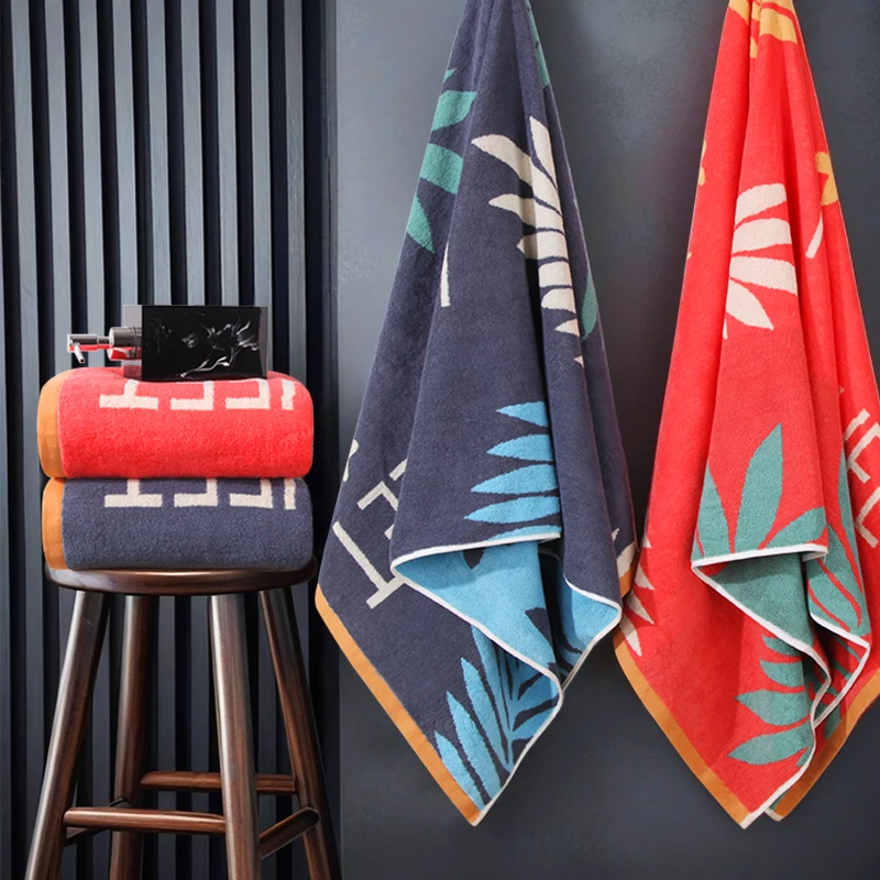 

Пятизвездочное банное полотенце для отеля, высококачественное домашнее использование из чистого хлопка, супер впитывающее, очень большая и толстая мужская версия 70x140 см