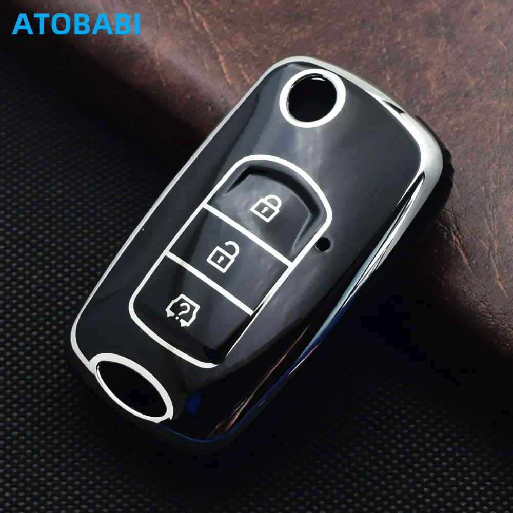 Funda de TPU para llave de coche, fundas protectoras para mando a distancia, soporte para llavero, accesorios para automóvil para DFSK Dongfeng Fengguang 580 DFM Glory 560 500