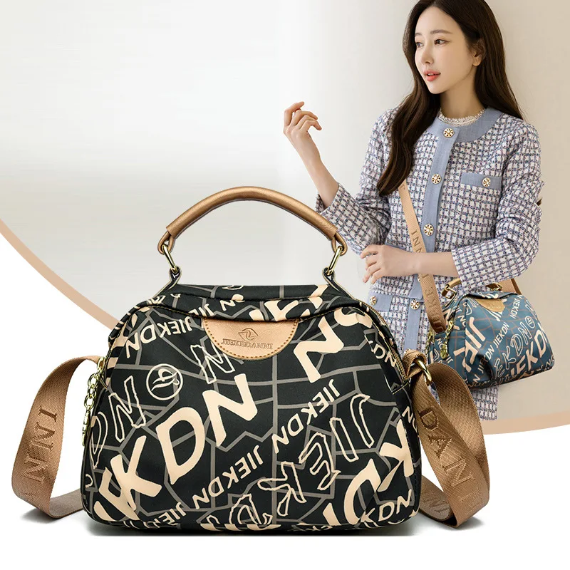 

2025 Новая модная сумка через плечо — благородный дизайн, универсальная сумка для мамы и пригородных поездок, очень популярная