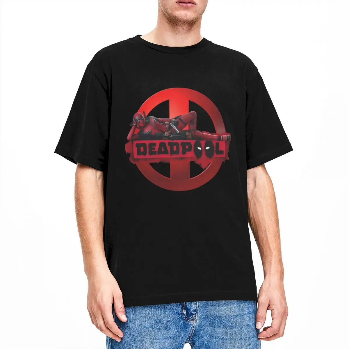 Haikyuu T Shirt D & W Funny Deadpool And Wolverine Cotton T-Shirts Popular Tee Shirt for Men's Summer Aesthetic Short Sleeve Top