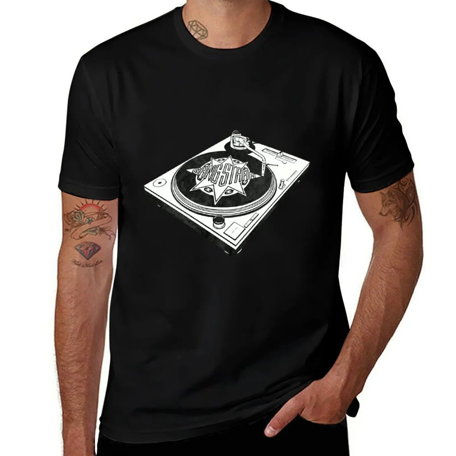 Gang Starr Old School Hip Hop T-Shirt Fashion Graphic Tee for Men
