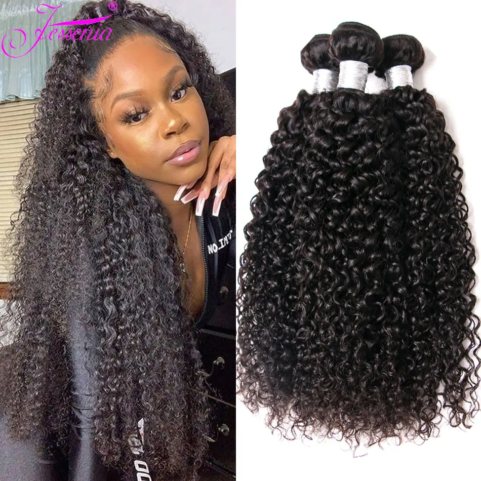 12A Afro Kinky Curly Bundles 1/3/4 Bundles Deal 8-30Inch Virgin Hair Human Hair Extensions Brazilian Weaving Human Hair Bundles