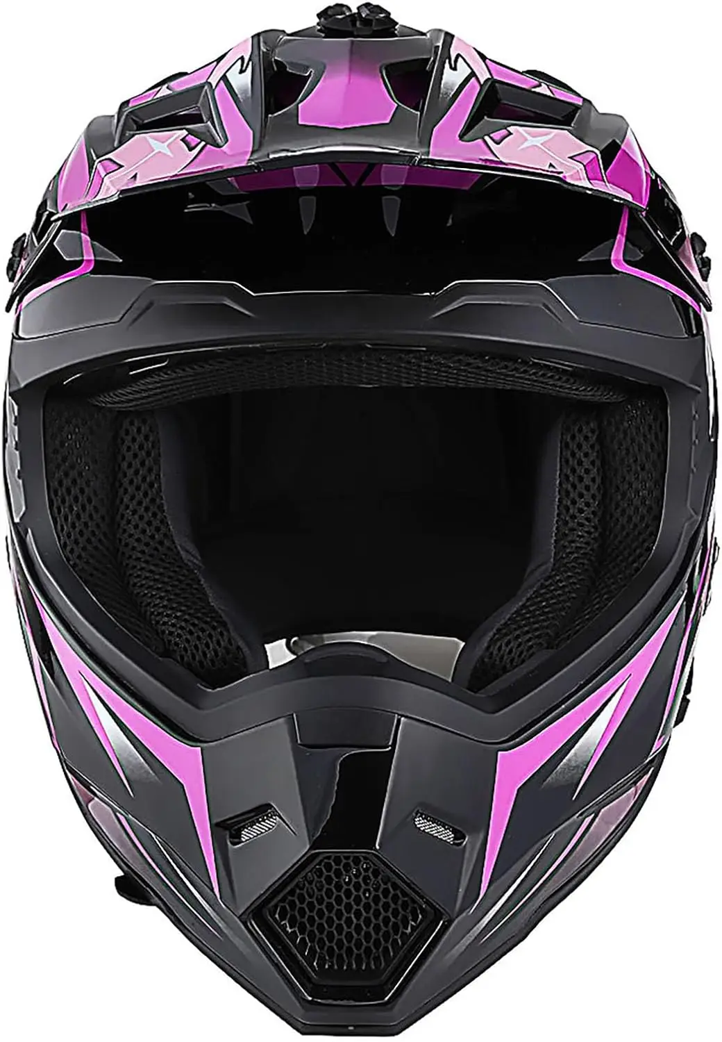 Capacete Motocross Jovem para Crianças, Capacete BMX Bike, Matt Black, Estilo de Corrida, Adolescente