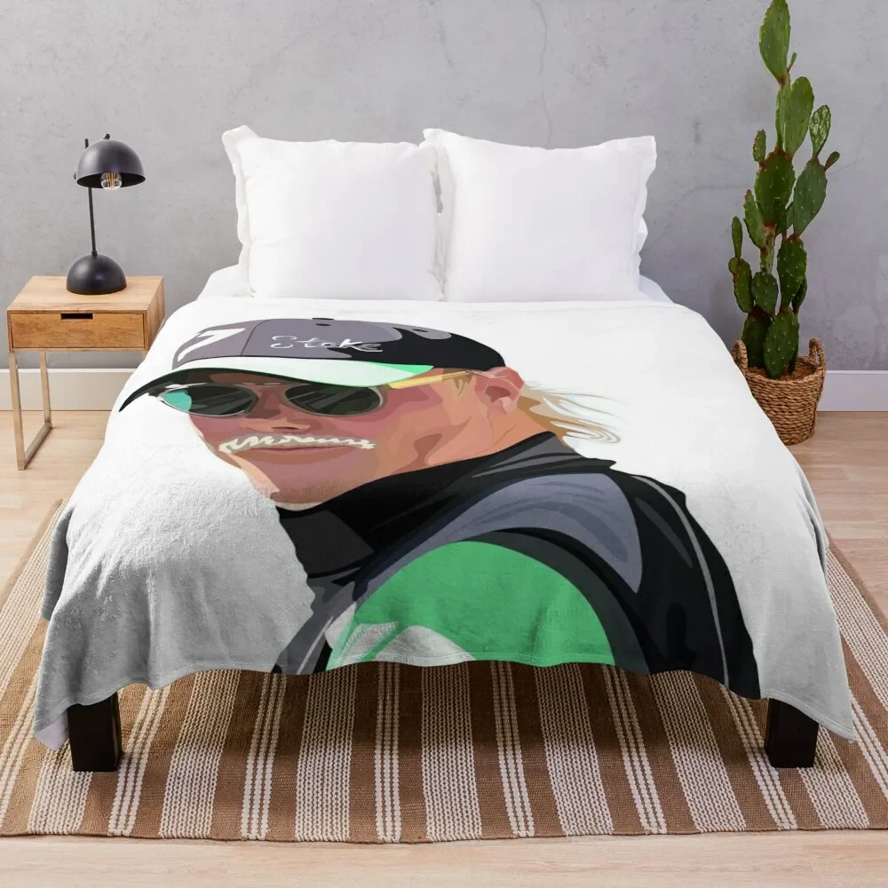 

Bottas Moustache Throw Blanket Fluffy Cozy Throw Blanket for Home Decor