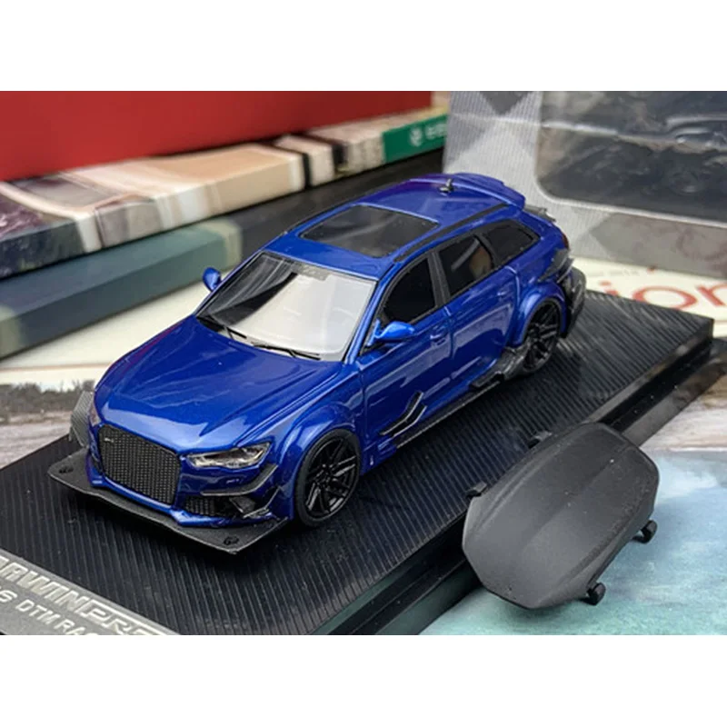 

Литой Сплав GLM в масштабе 1:64, модель автомобиля RS6 DTM C7 Avant для путешествий, Коллекция классических коллекционных игрушек для взрослых, сувенирный статический дисплей