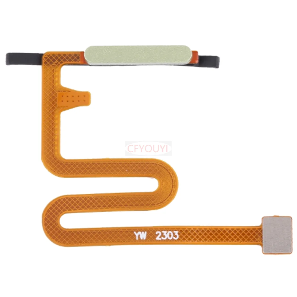 For Samsung Galaxy A14 4G SM-A145P A145P New Power ON OFF Fingerprint Sensor Home Button Flex Cable