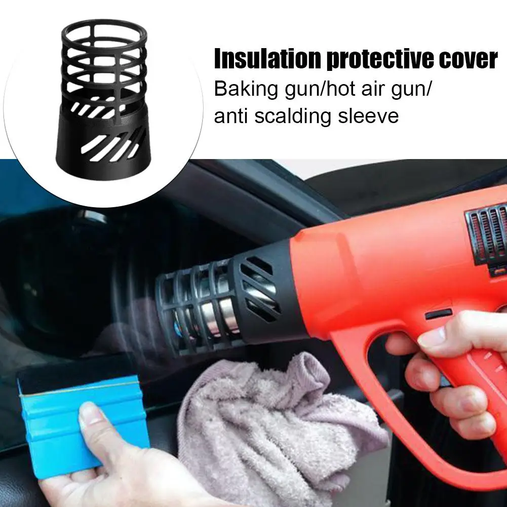 Car Film Hot Air Gun Air Duct Anti Scalding Cover High-temperature Thermal Resistant Cove Insulation Protective Cover Prote E3F2