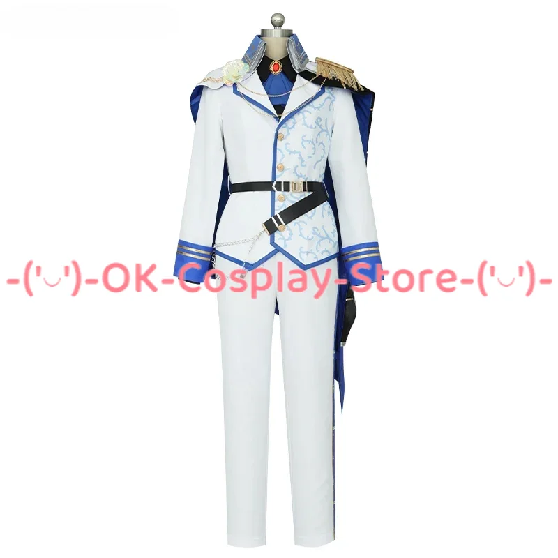 

Game Project Sekai Colorful Stage Shinonome Akito Cosplay Costume White Knights Cosplay Suit Halloween Party Uniform Custom Made