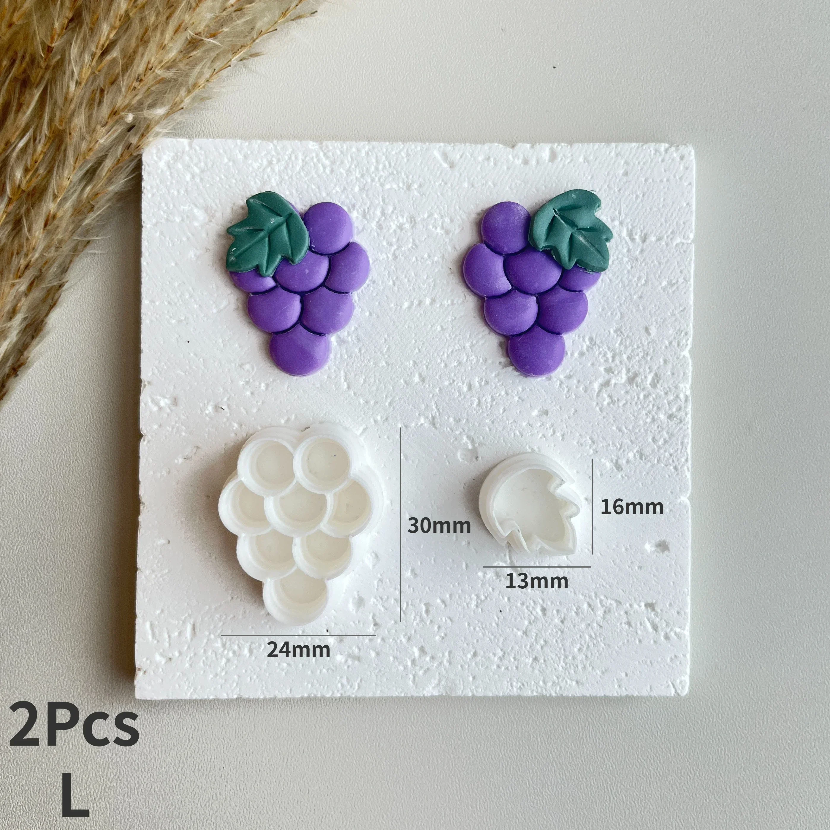 Fruits Series Polymer Cutting Molds for DIY Earrings