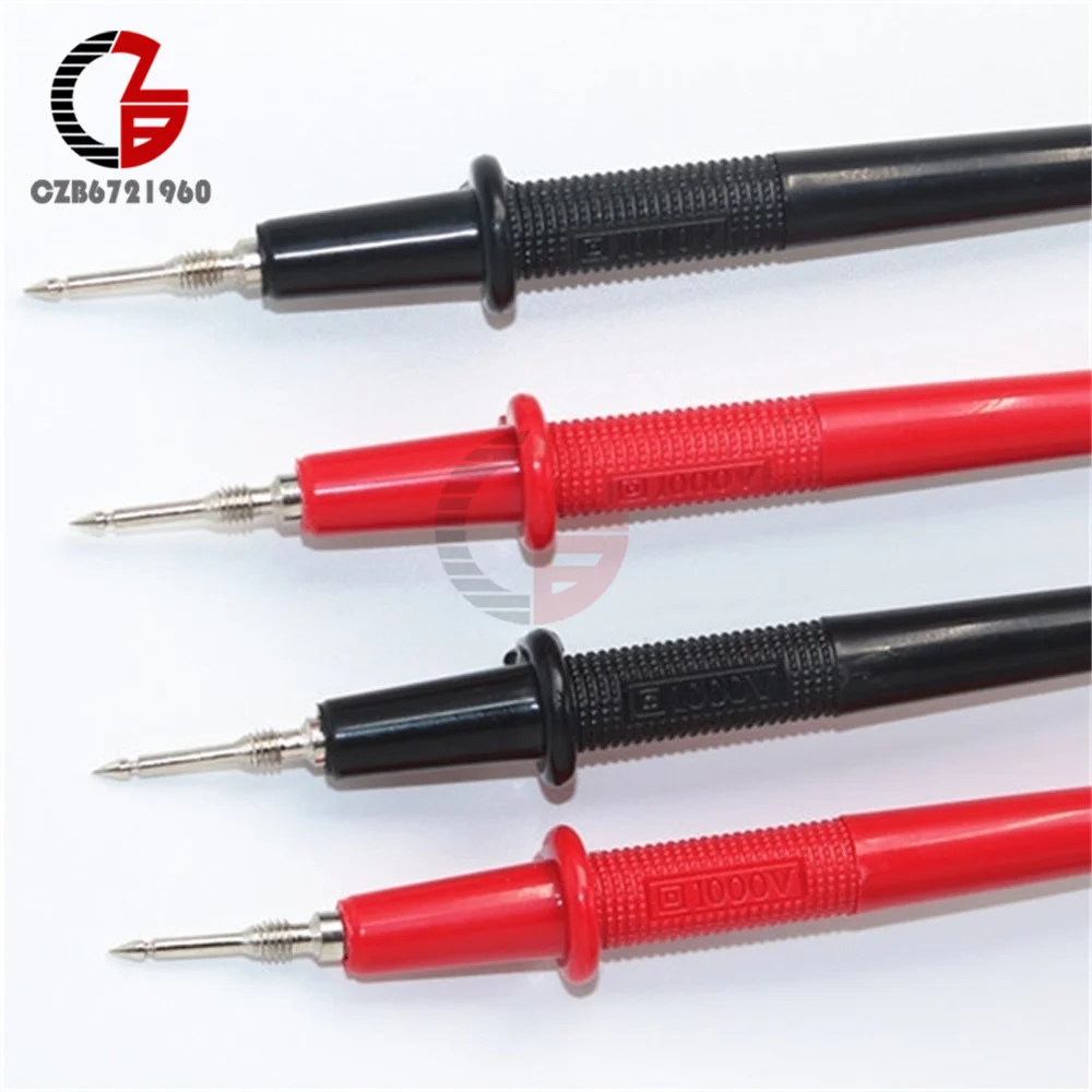 1 Pair 70cm Probe Multimeter Test Lead 1000v 10A Wire Pen Cable For Digital Meter Needle Tip Meter Needles Test