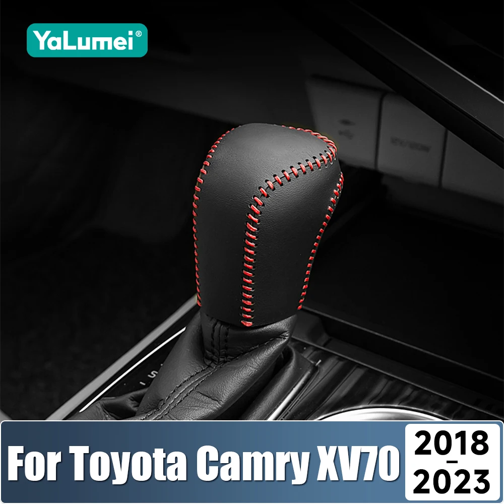 Für Toyota Camry XV70 70 2018 2019 2020 2021 2022 2023 Auto Getriebe Kopf Schaltknauf Abdeckung Kragen Handbremse Trim Abdeckung Zubehör