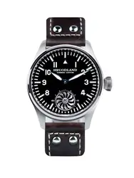 Hruodland 43mm Pilot Men's Manual Mechanical Watch Sapphire Crystal BGW-9 Night Light Turbine Retro Waterproof 5Bar reloj hombre