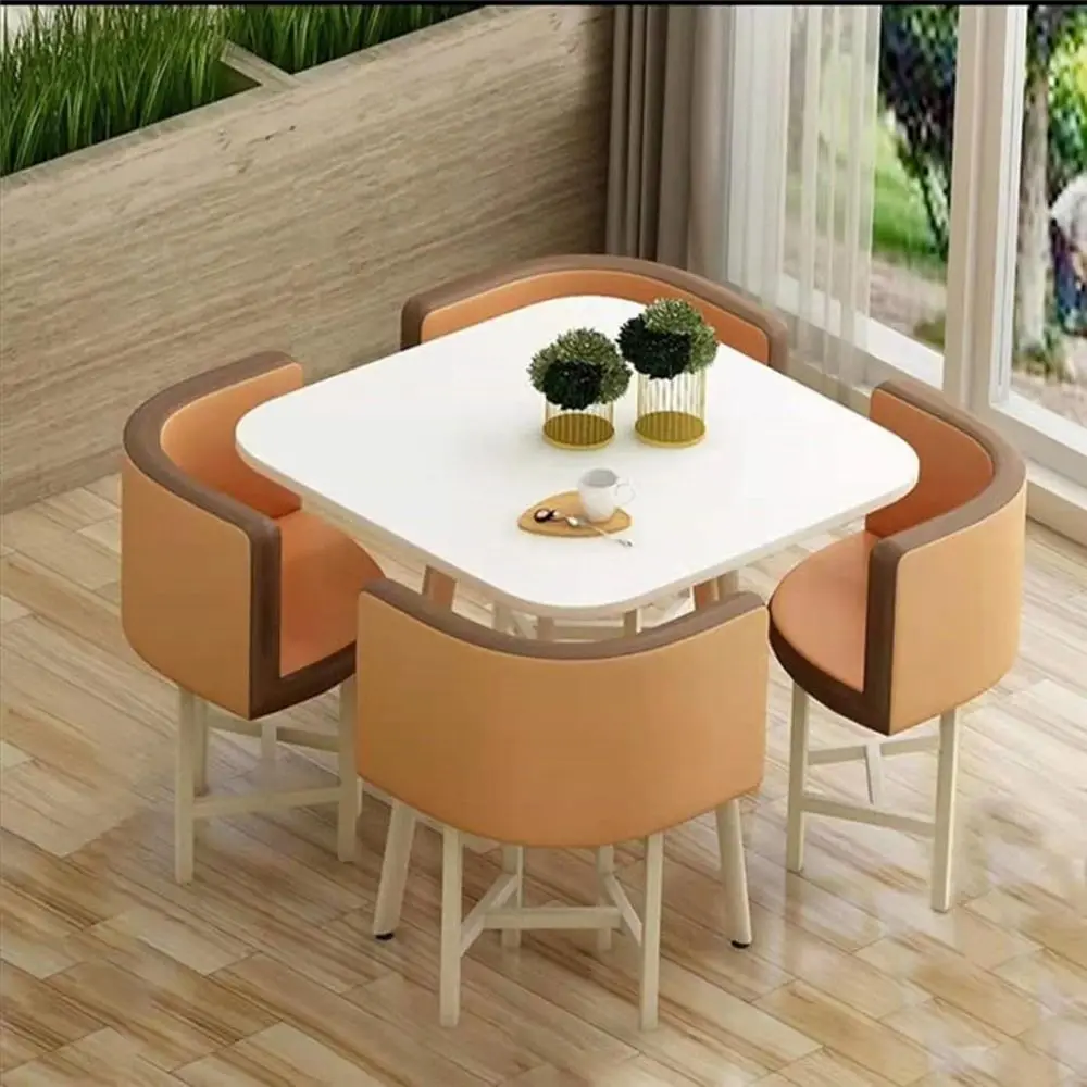 

Обеденный стол на 4 персоны со стульями, комплект для конференций, прямоугольный стол и стулья, набор для кухни и гостиной